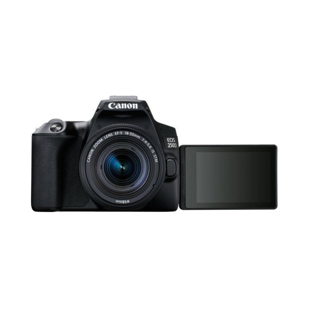 canon eos 250d body black ef s18 55mm f35 56 iii eyecup ef camera cover r f 3 neck strap ew