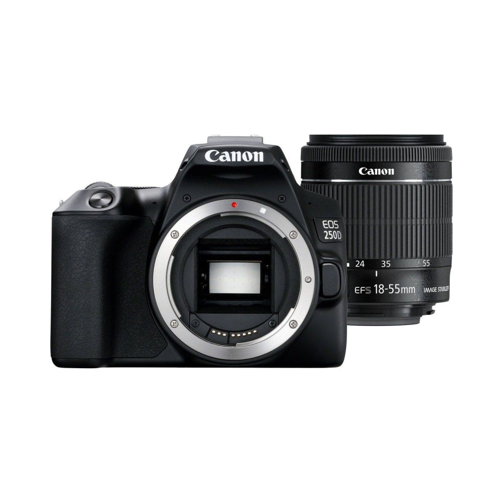 canon eos 250d body black ef s18 55mm f35 56 iii eyecup ef camera cover r f 3 neck strap ew