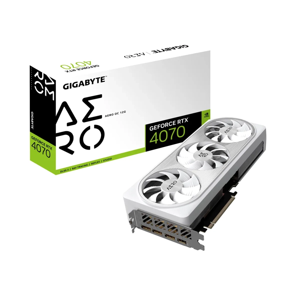 gigabyte gv n4070aero oc 12gd geforce rtx 4070 12 gb gddr6x 192 bit 7680 x 4320 pixels pci express 40