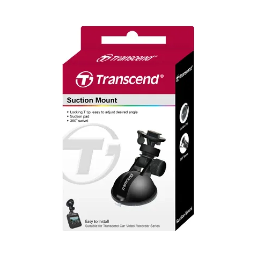 transcend suction mount of drivepro camera passive holder car black