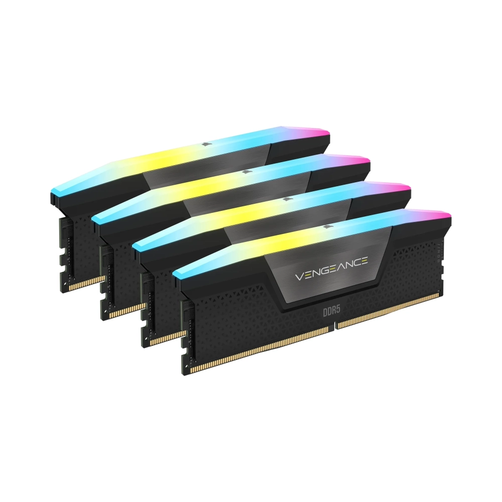 corsair vengeance rgb cmh128gx5m4b5600c40 128 gb 4 x 32 gb ddr5 5600 mhz 288 pin dimm