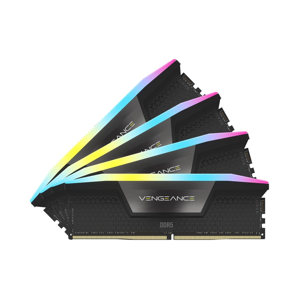 corsair vengeance rgb cmh128gx5m4b5600c40 128 gb 4 x 32 gb ddr5 5600 mhz 288 pin dimm