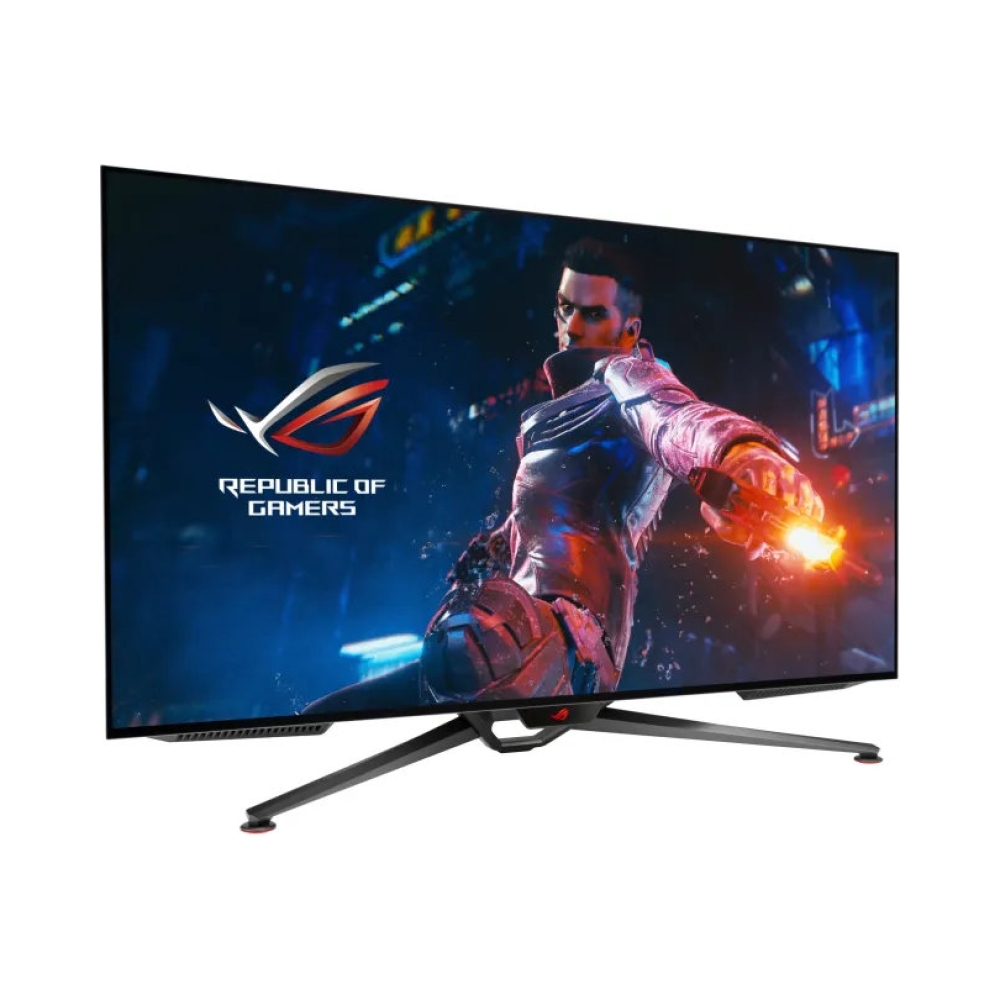 asus rog swift pg48uq 475 uhd 4k 138hz 01ms oled adaptive sync gaming desktop monitor 475