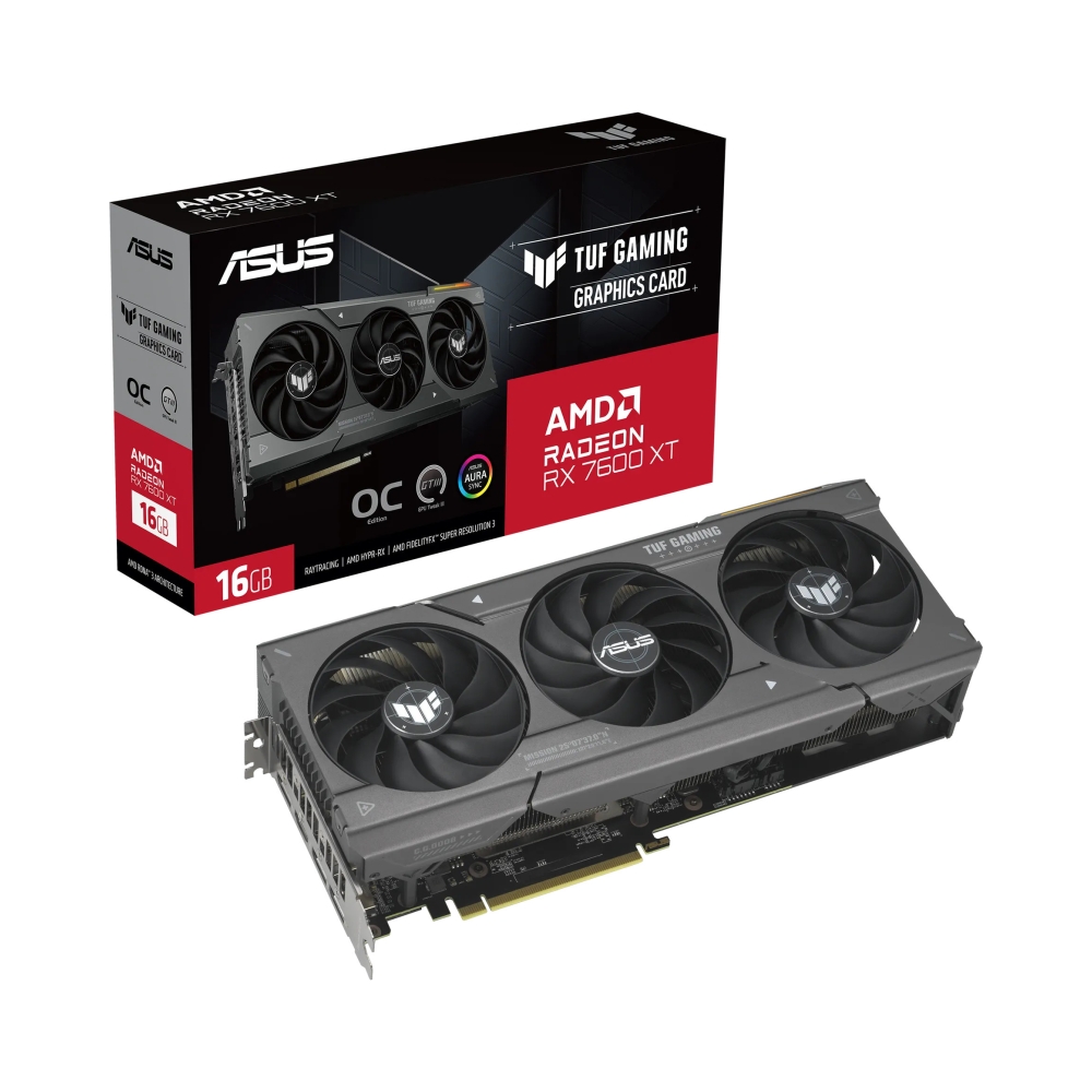 16gb gddr6 max display 4 amd radeon8482 rx 7600 connections 1x hdmi 3xdp oc mode up to