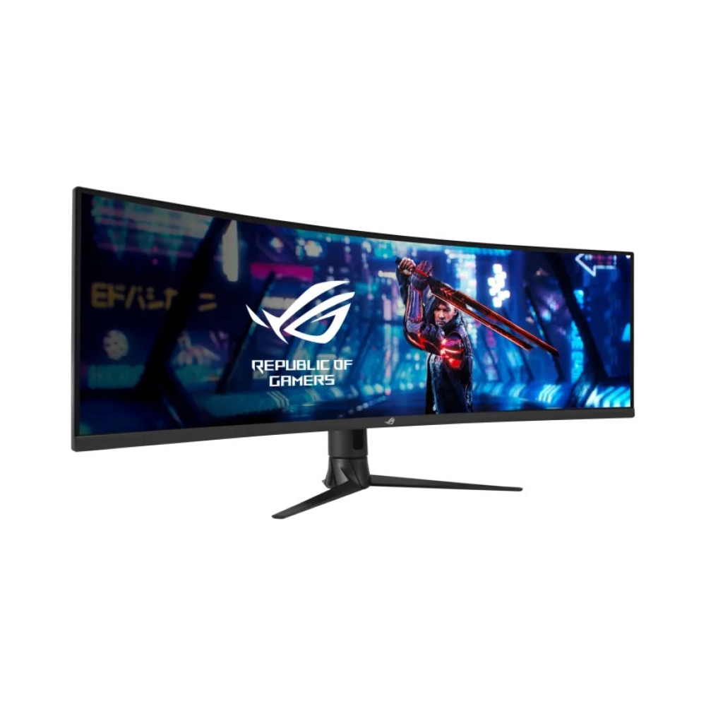 asus rog strix xg49wcr 49 dqhd 165hz 1ms va elmb sync vesa displayhdr 400 1800r curved gaming