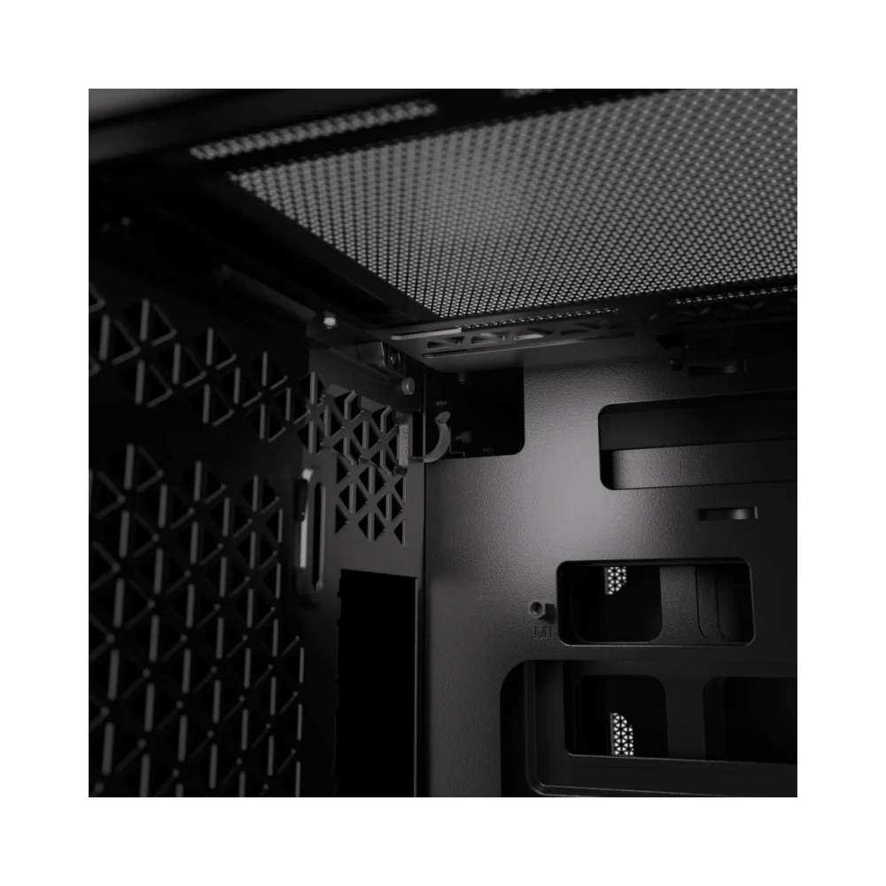 windowed tempered glass black corsair 2500x rgb micro atx dual chamber pc case 2x 35 2x 25