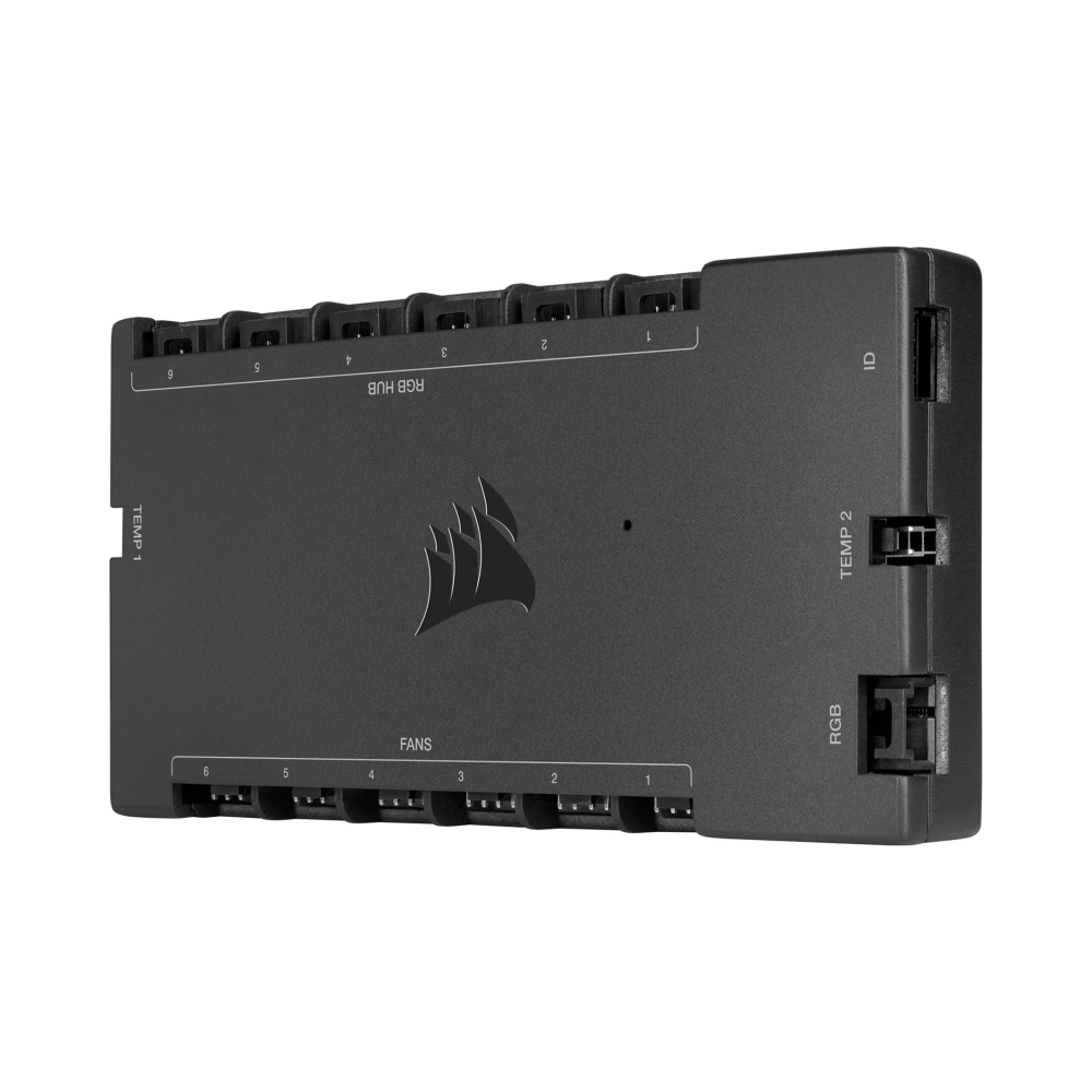 corsair icue commander core xt digital fan speed and rgb lighting controller