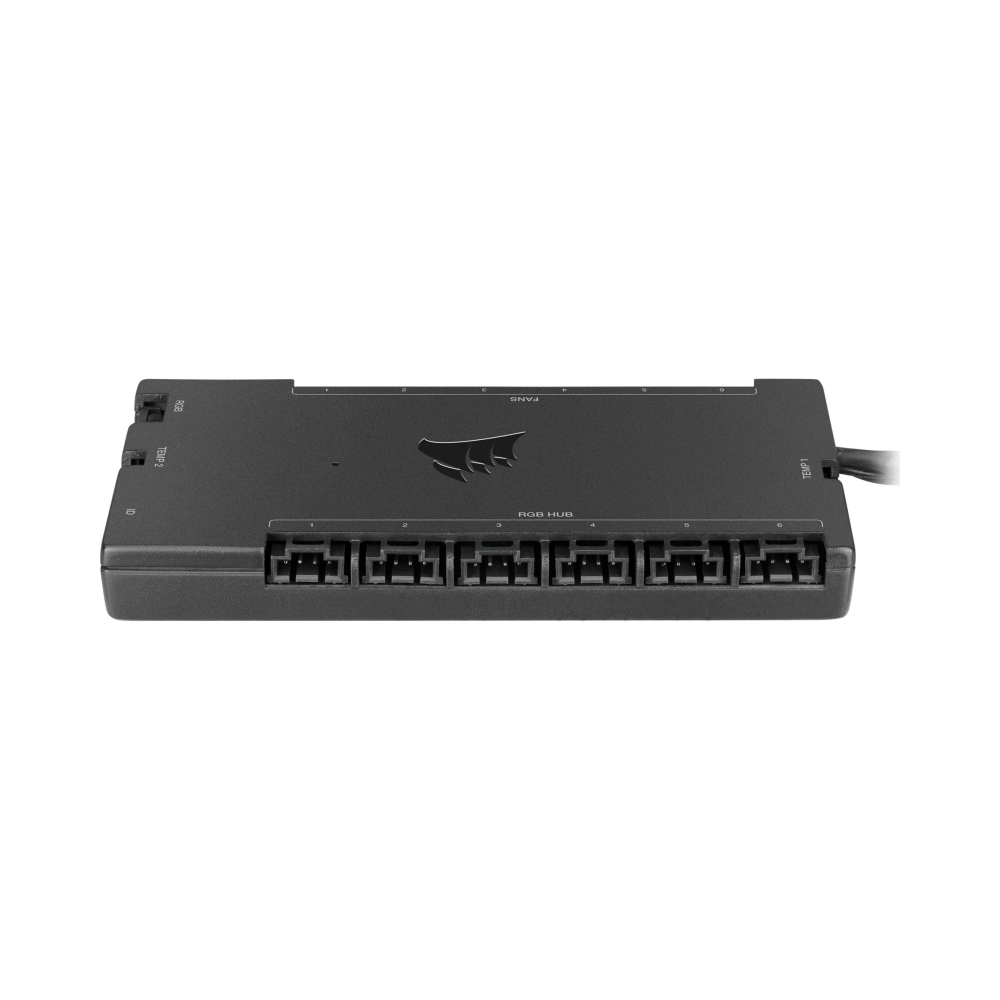 corsair icue commander core xt digital fan speed and rgb lighting controller