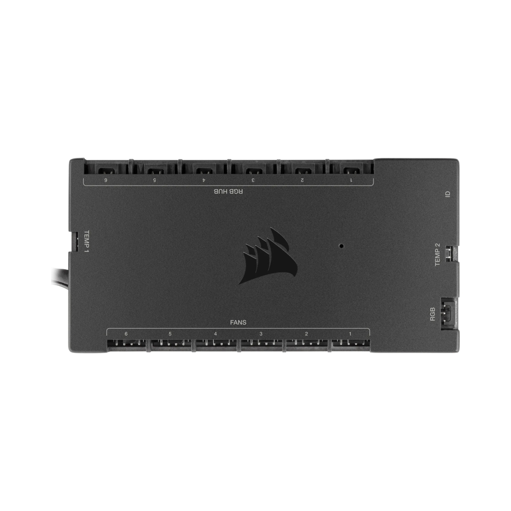corsair icue commander core xt digital fan speed and rgb lighting controller