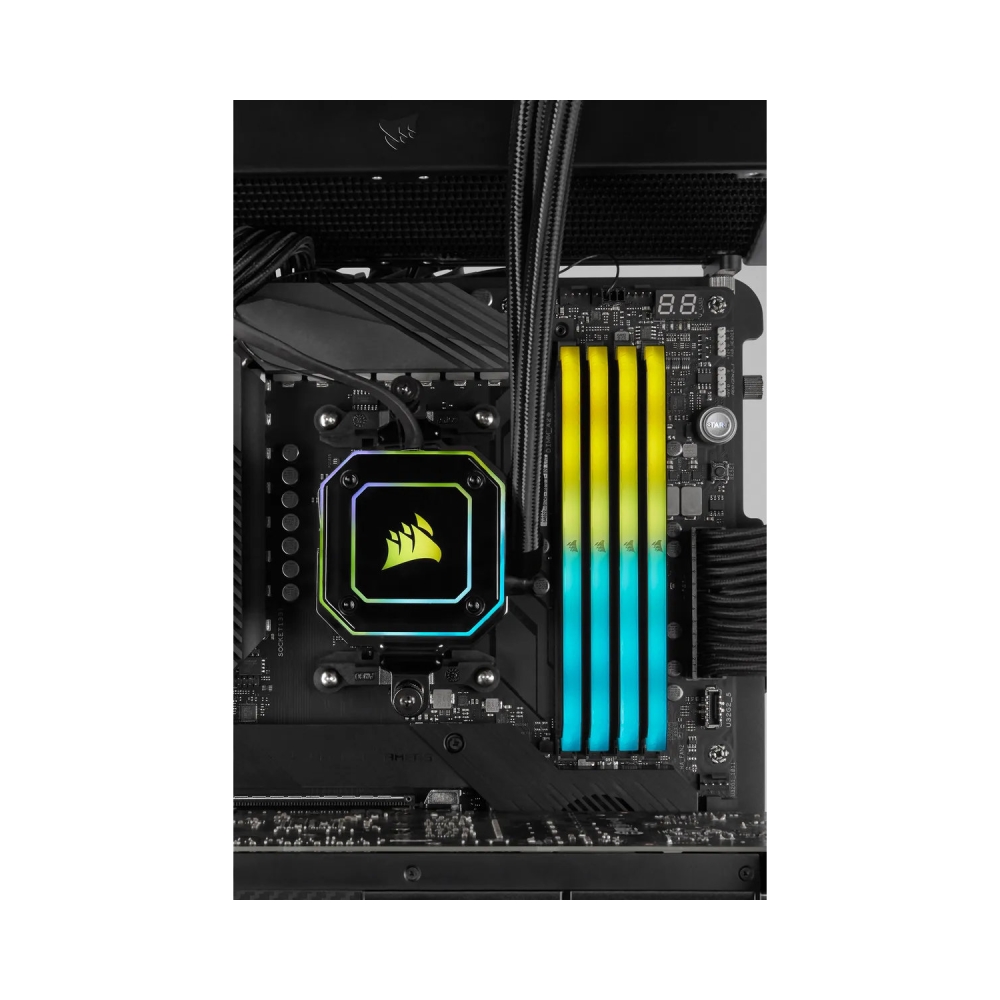 corsair vengeance rs 16gb ddr4 3600mhz kit 18 22 22 42 latency 12v