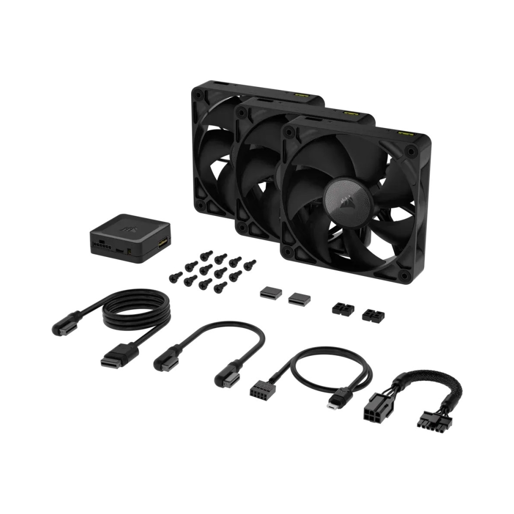corsair rx series icue link rx120 120mm fan tripple pack