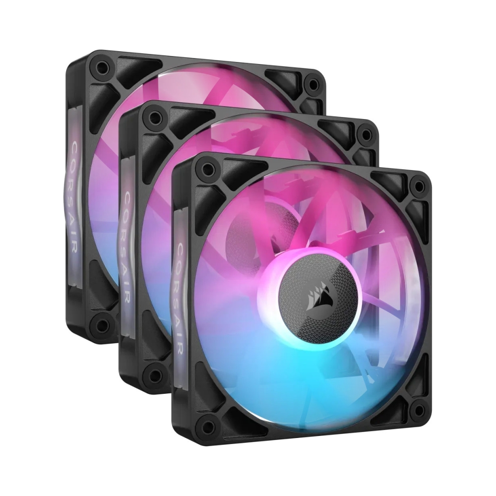 corsair rx rgb series icue link rx120 rgb 120mm fan triple pack