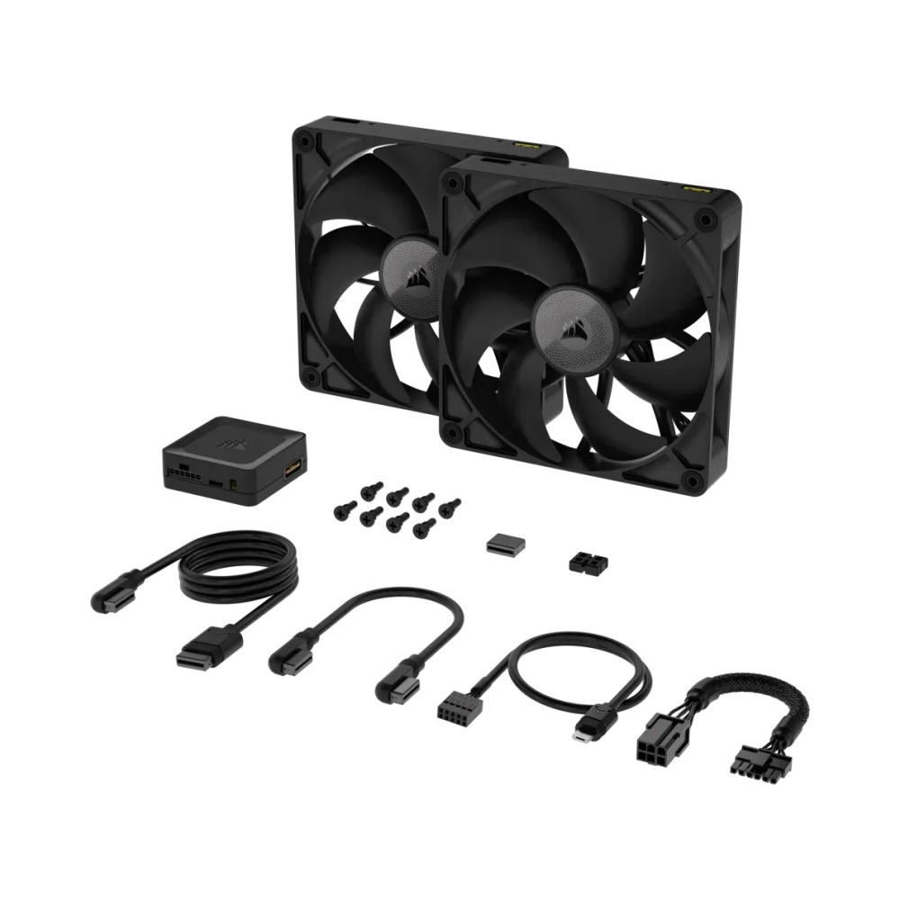 corsair rx series icue link rx140 140mm fan dual pack
