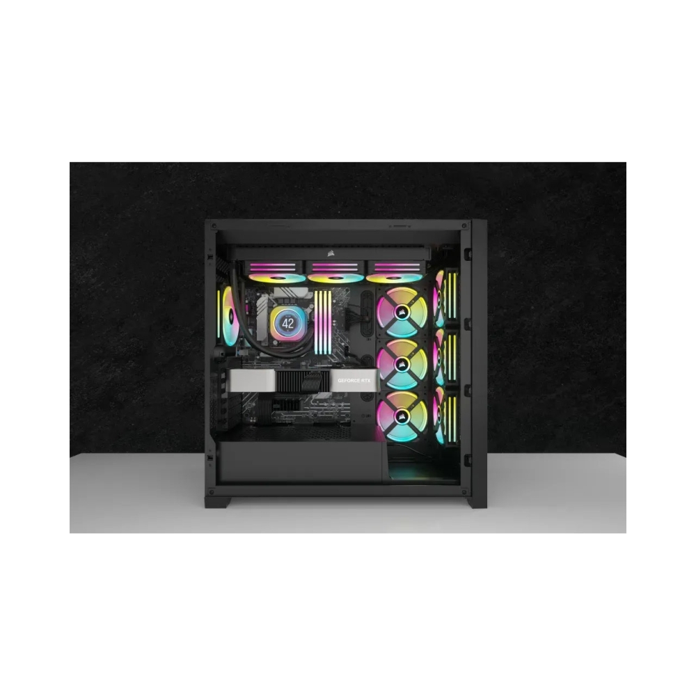 240mm radiator corsair icue link h100i lcd liquid cpu cooler simplified all in one cpu cooling with