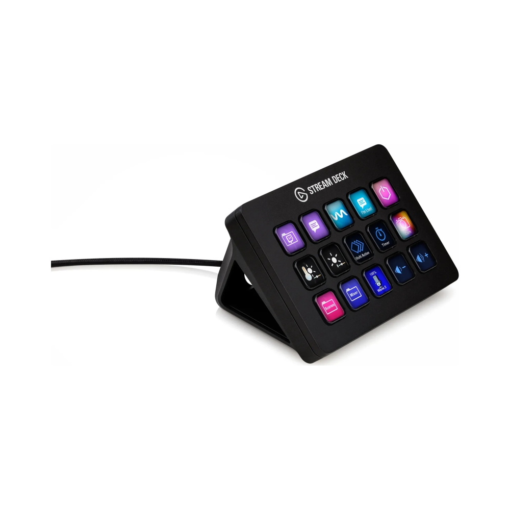 elgato stream deck mk2 15 customizable lcd keys