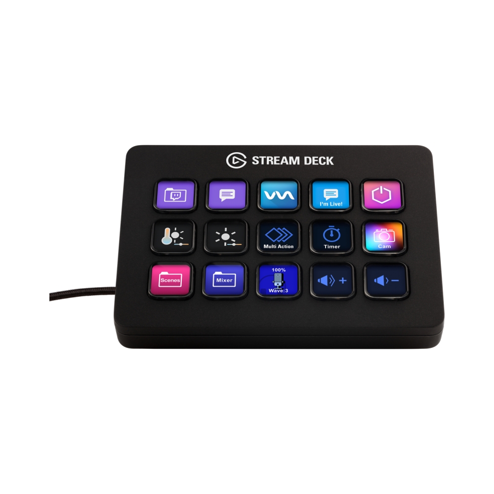 elgato stream deck mk2 15 customizable lcd keys