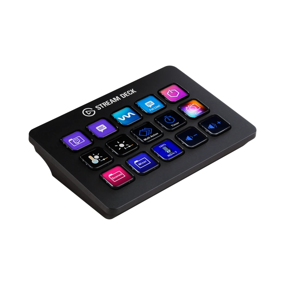 elgato stream deck mk2 15 customizable lcd keys
