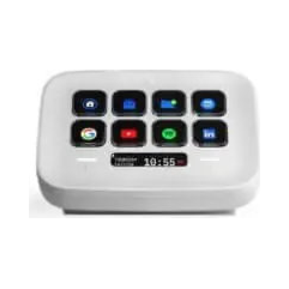 elgato stream deck neo 8 x customizable lcd keys 2 x touch points customizable infobar