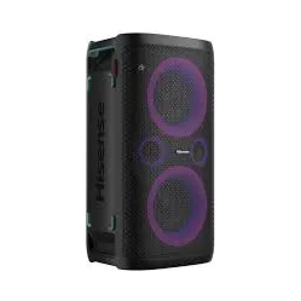 hisense hp100 party speaker power output 300w line in fm pll radio bluetooth usb playback x1