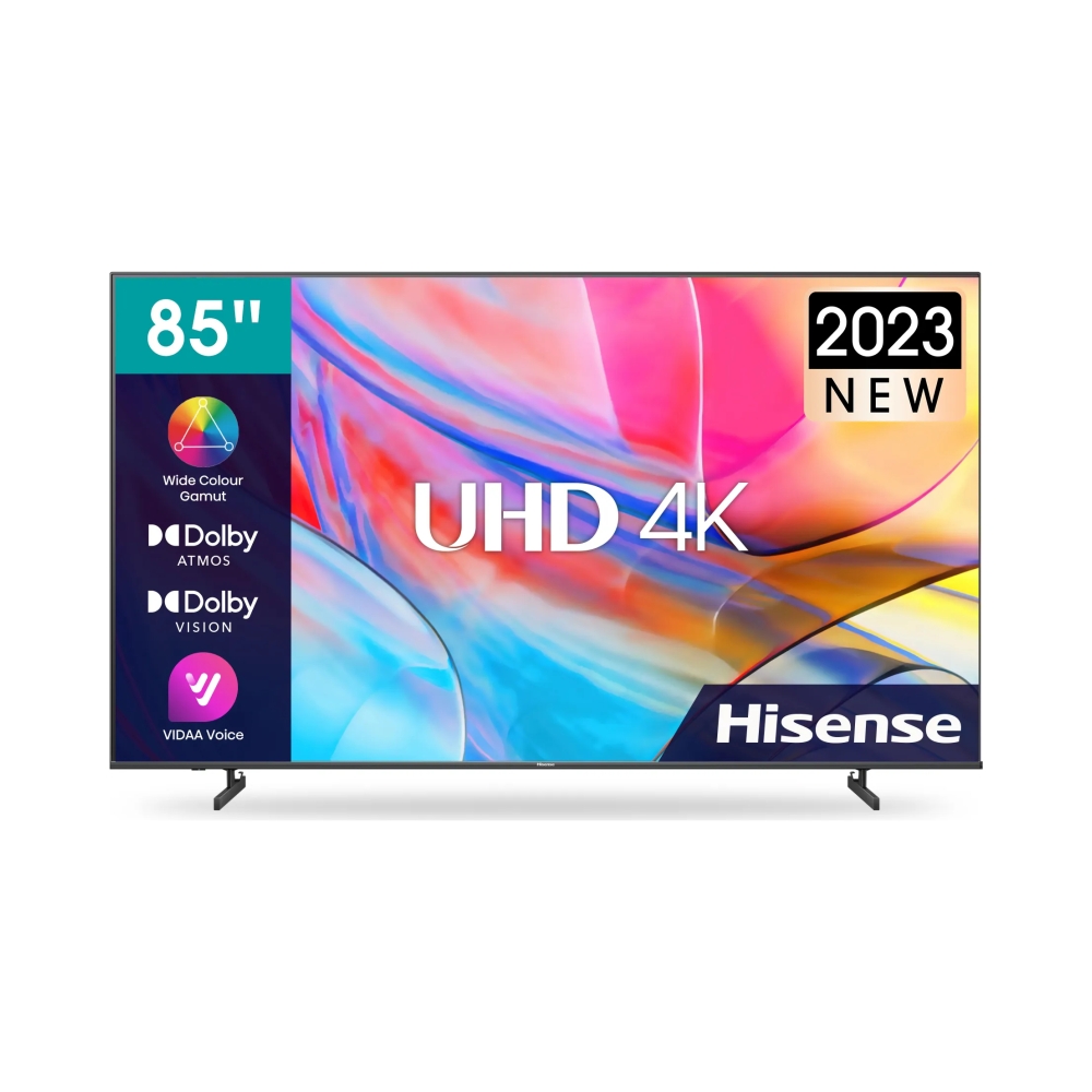 hisense ledn85a6k 85 4k uhd smart tv dolby vision hdr uhd ai upscaler dts virtualx pixel