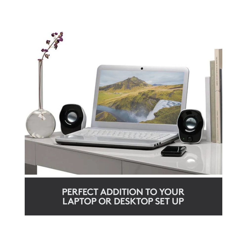 logitech desktop speakers z120 20 usb powered 35 mm audio input cable management power and volume