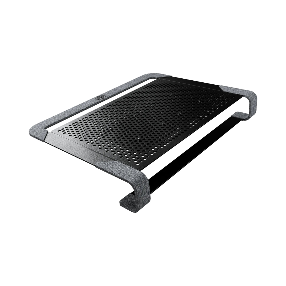 cooler master notepal u2 plus v2 silver support laptops up to 17 2 x80mm fans aluminium base
