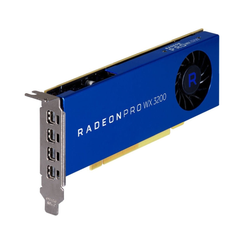 low profile gpu architecture polaris amd radeon pro wx 3200 4 gb gddr5 pcie 30 x16