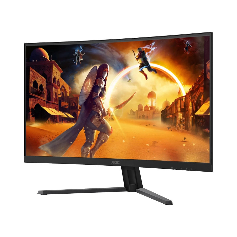 aoc cq32g4e gaming monitor curved 32 inch va qhd 2560x1440 180hz 1ms hdmi dp vesa flicker free