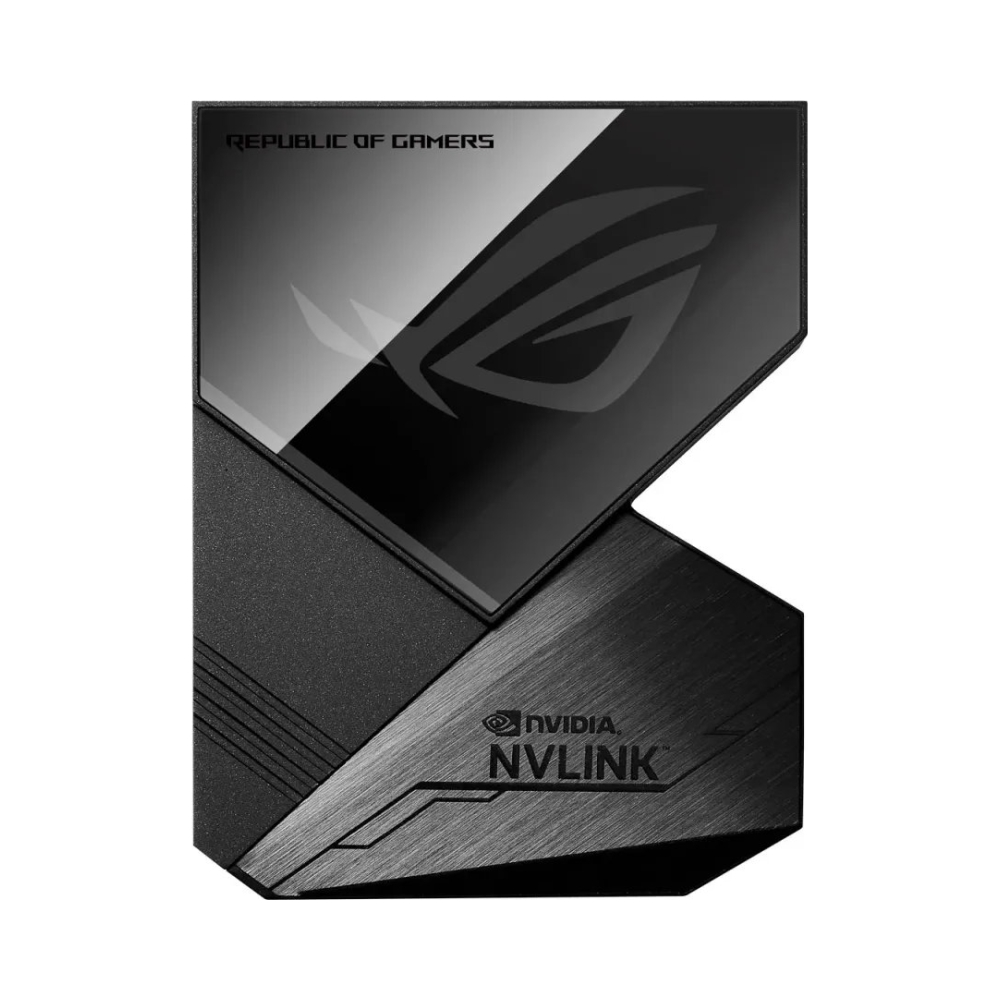 asus rog nvlink 4 l rog nvlink8482 bridge with aura sync rgb
