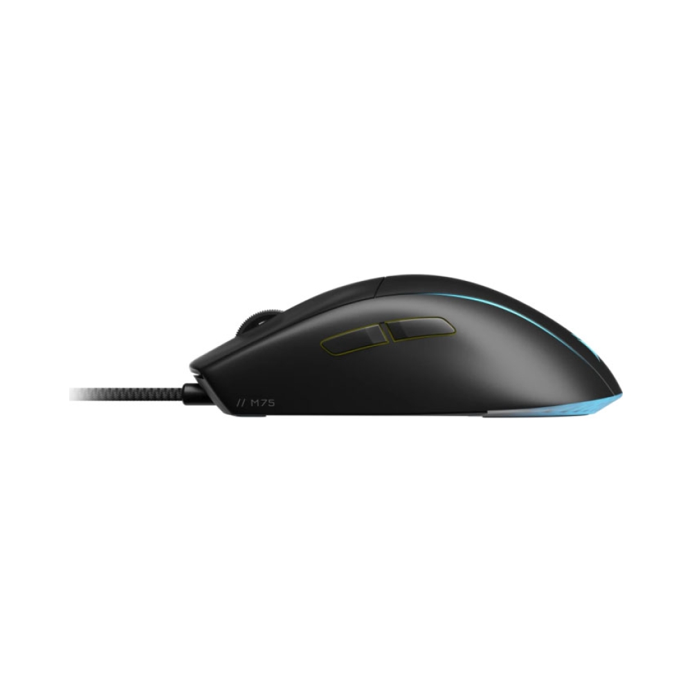 corsair m75 lightweight rgb gaming mouse wired marksman 26k sensor black