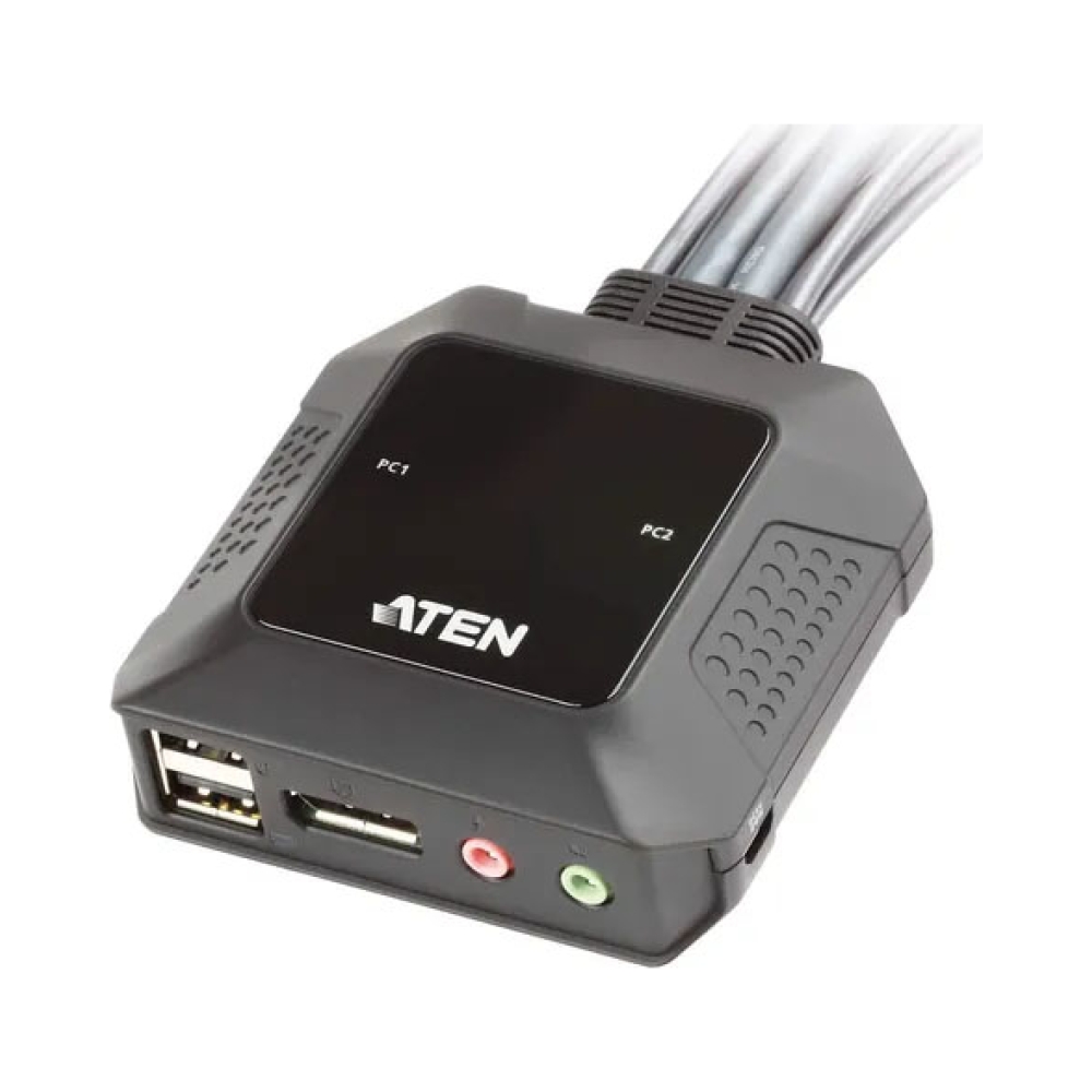 aten 2 port usb displayport cable kvm switch