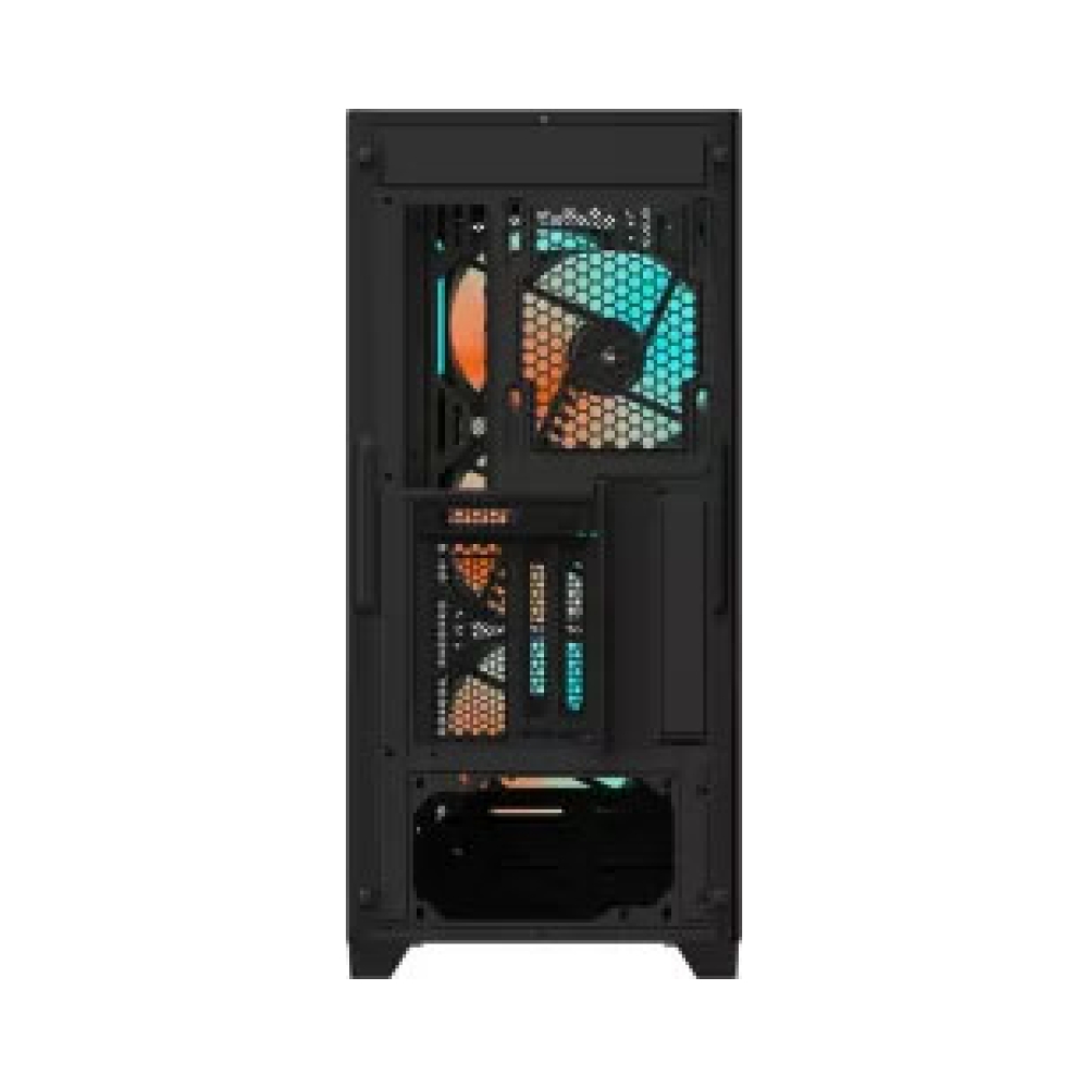 tempered glass gigabyte c301 glass atx chassis 2x 35 2x 25 drive bays front 3 x 120mm 3x