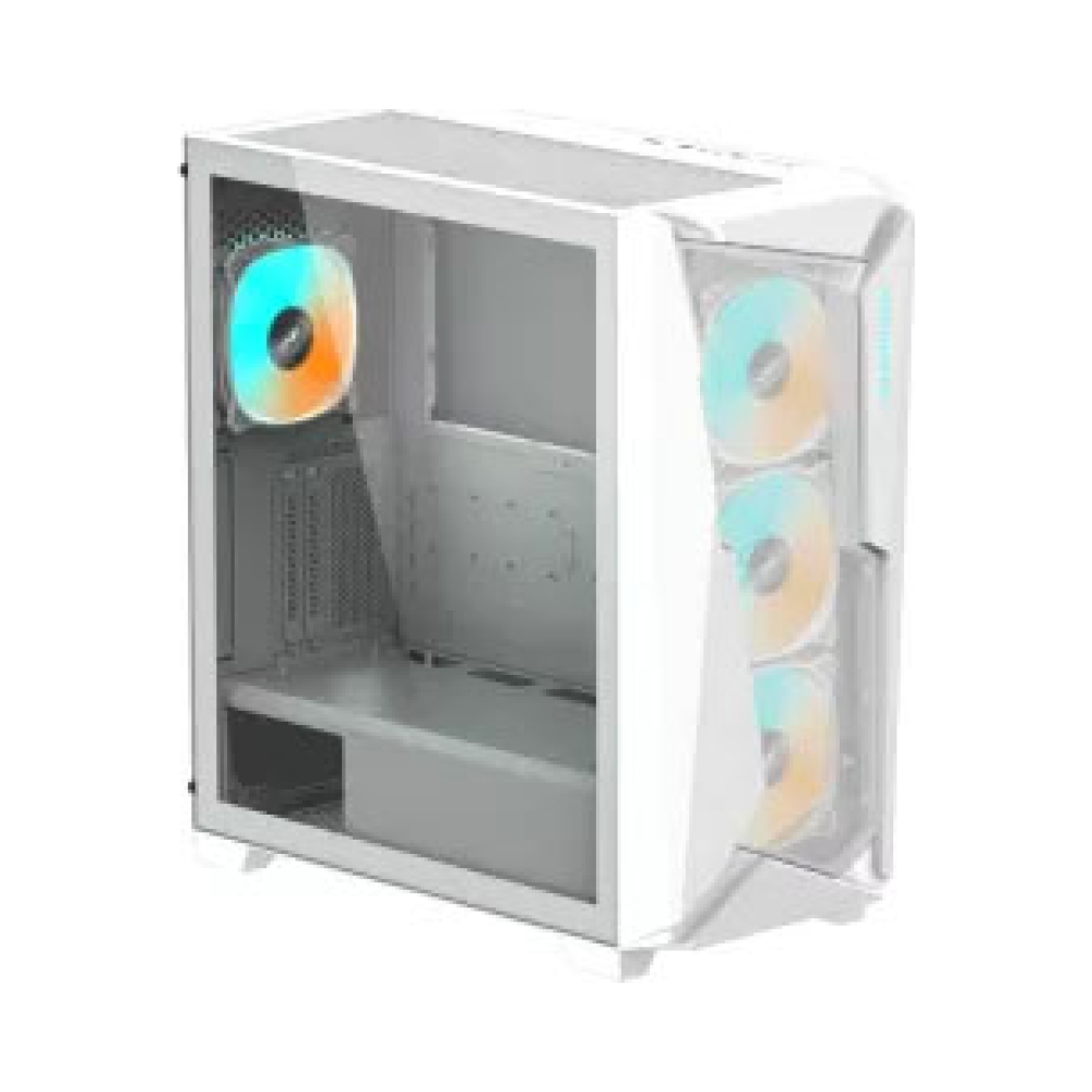 tempered glass gigabyte c301 glass atx chassis white 2x 35 2x 25 drive bays front 3 x