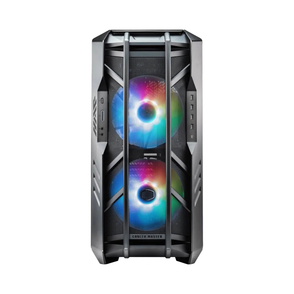 front lcd panel addressable rgb lighting cooler master haf 700 evo xl atx ultra case white 9 x 3