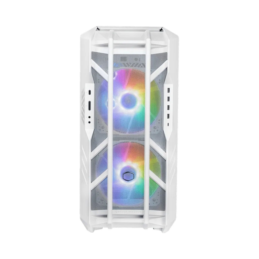 front lcd panel addressable rgb lighting cooler master haf 700 evo xl atx ultra case white 9 x 3