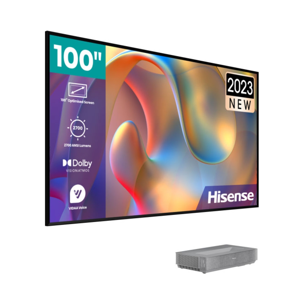 hisense ledn100l5h ultra short throw 100 4k smart laser tv 4k uhd picture quality65292tuner