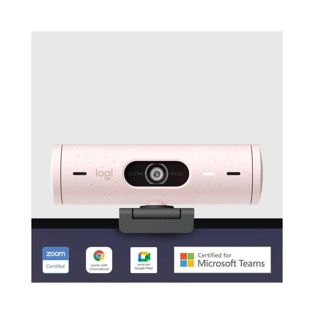 logitech webcam brio 500 rose usb na emea28 webcam 2 yr warranty
