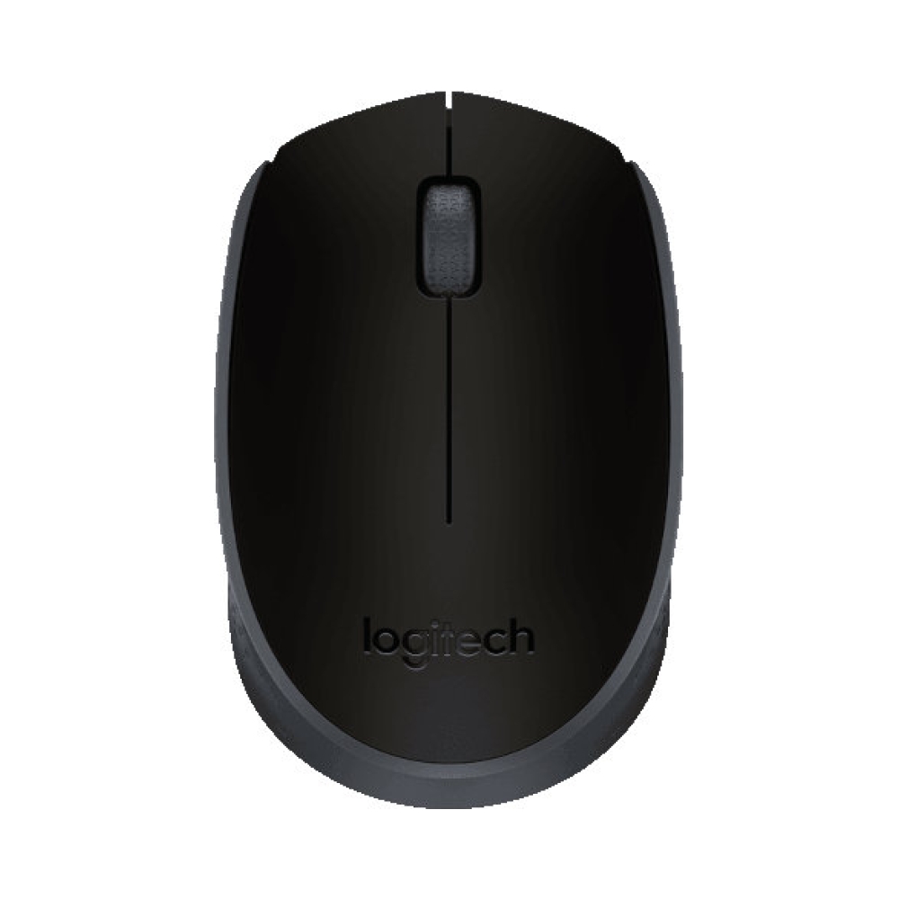 logitech wireless mouse m171 nano usb receiver 3 buttons optical tracking ratchet wheel 12 month